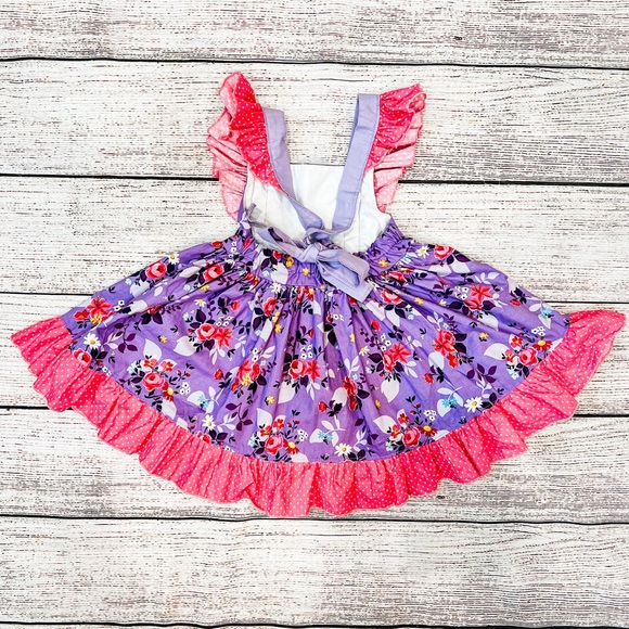 Charming Necessities Flutter Floral Dress - Picture 2 of 3